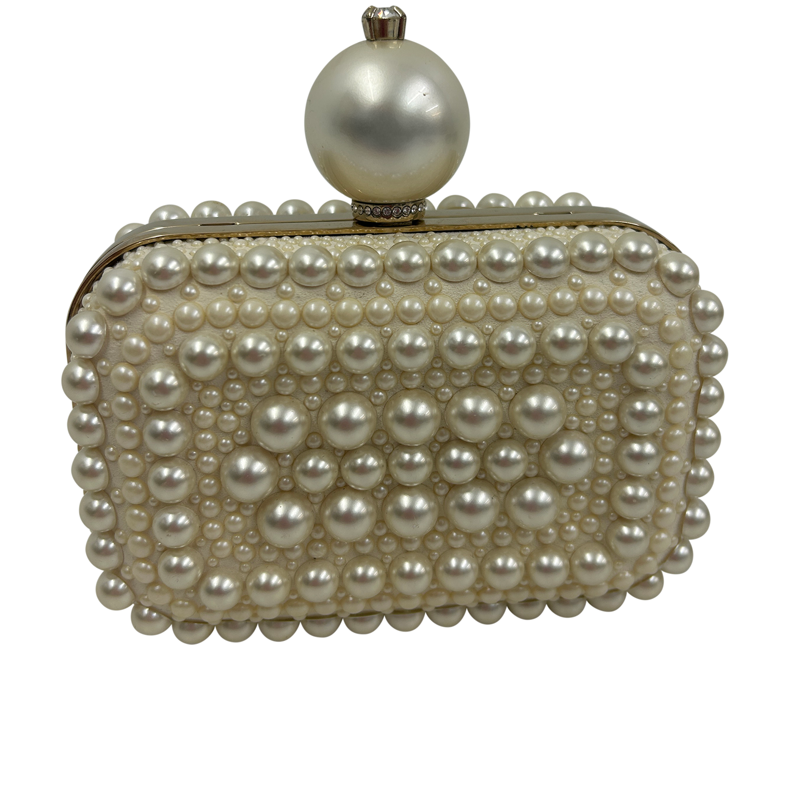 Micro Cloud, 490&euro;, Bolso, Perla, Cuero - Ante, Vista trasera